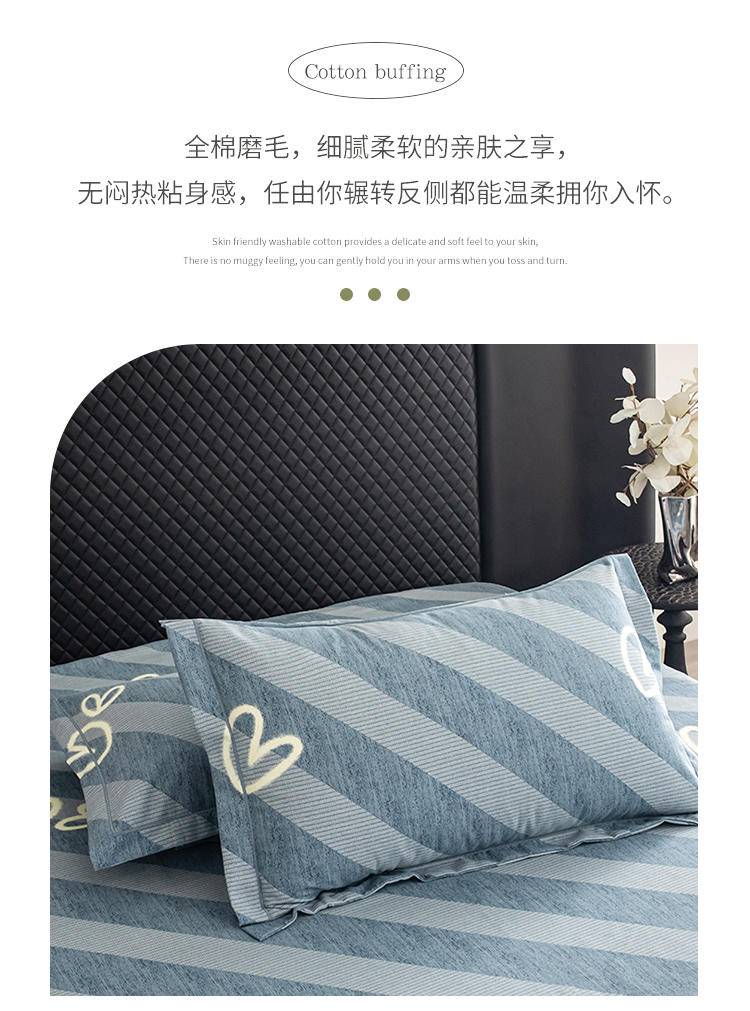 舒正 纯棉磨毛四件套