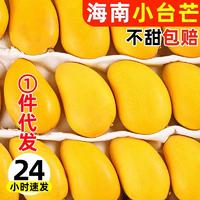 海南小台芒3-9斤新鲜台农树上熟芒果整箱现发热带应季水果