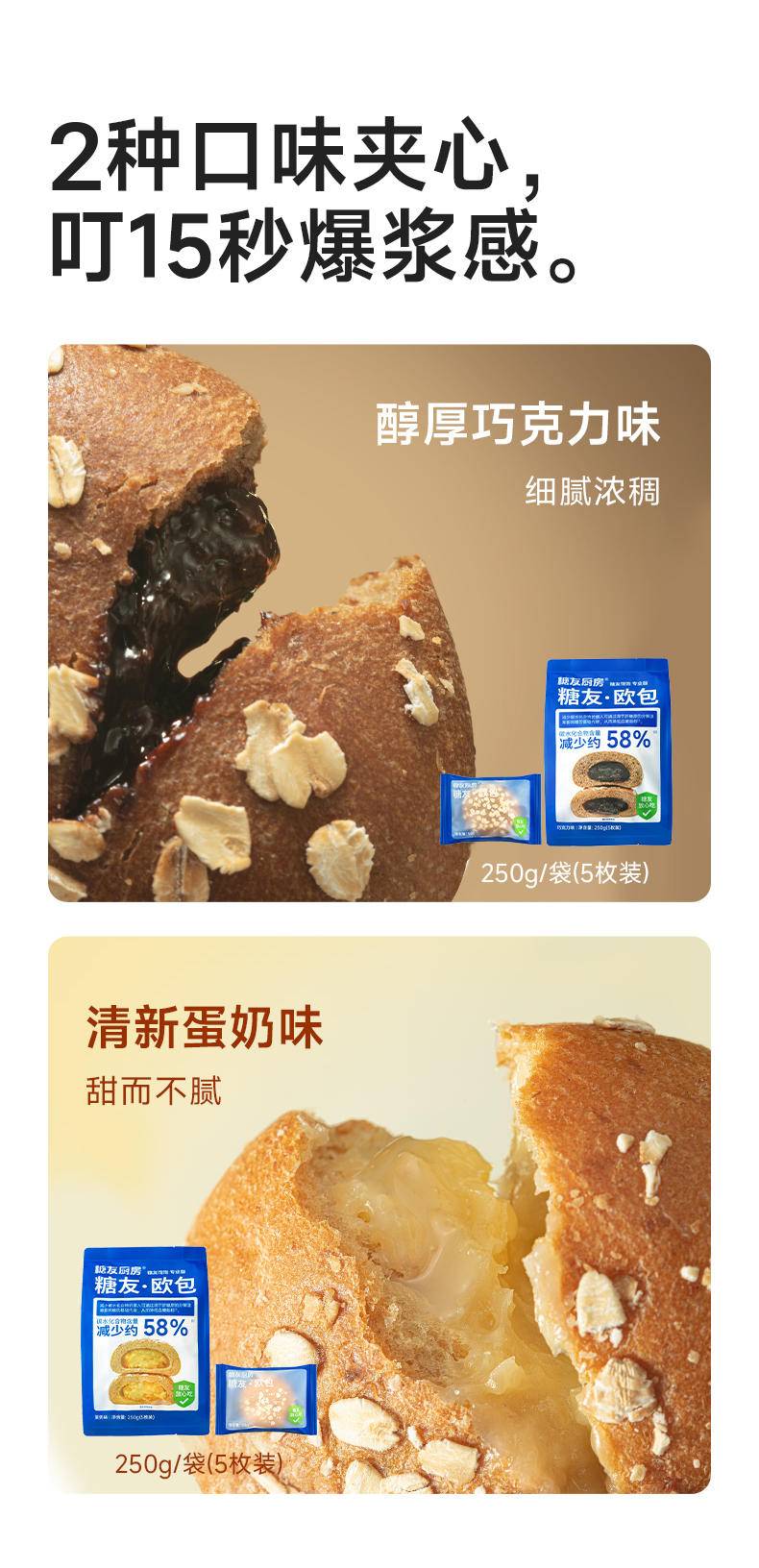 糖友厨房 欧包 250g