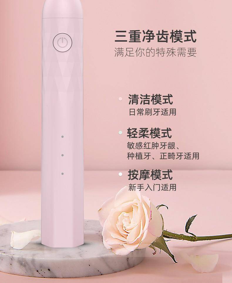 saky Pro声波电动牙刷N1-皓月白（4个刷头）