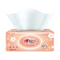 心相印经典系列150抽二层塑装纸面巾 4包*5提（150抽/包）
