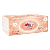 心相印经典系列150抽二层塑装纸面巾 4包*5提（150抽/包）