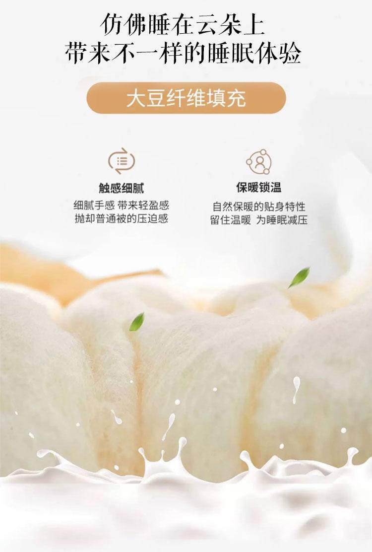 【限时】红瑞优品抗菌提花大豆冬被200*230cm