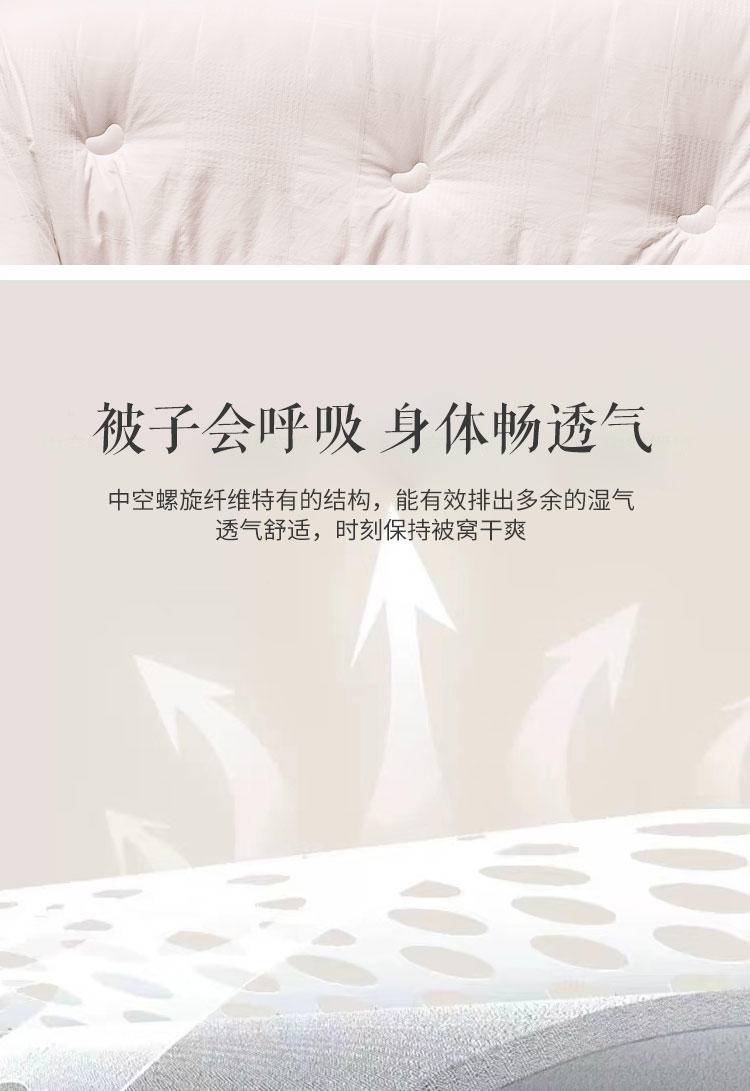 【限时】红瑞优品抗菌提花大豆冬被200*230cm