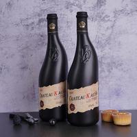 【限时】法国进口原液卡莉娅城堡歪脖子干红葡萄酒750ml*2瓶送礼袋海马刀-750ml*2瓶