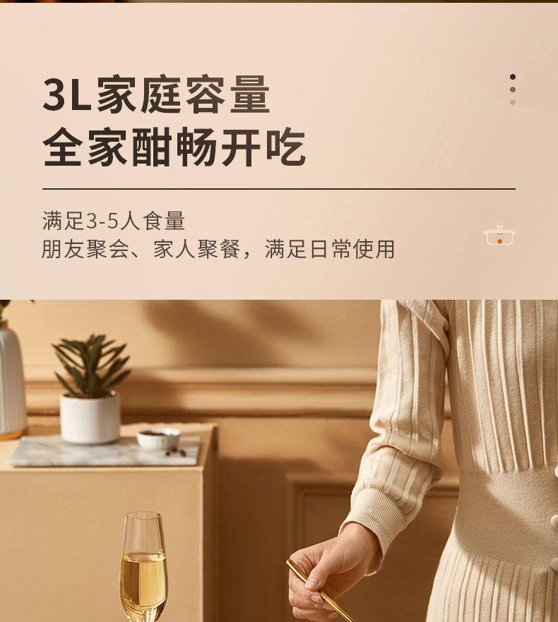 九阳3升电火锅HG30-G668