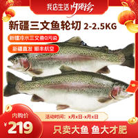 【年货节】新疆冷水鱼0污染·三文鱼2-2.5KG 年货好礼 年货必备