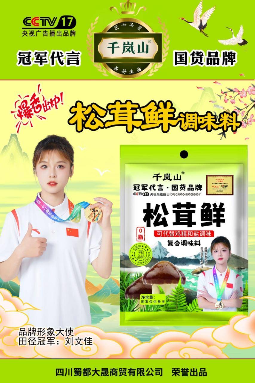 千岚山松茸鲜9袋100g/袋