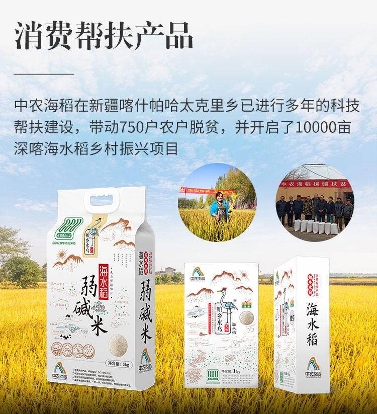 帕乡水鸟 海水稻大米 5kg