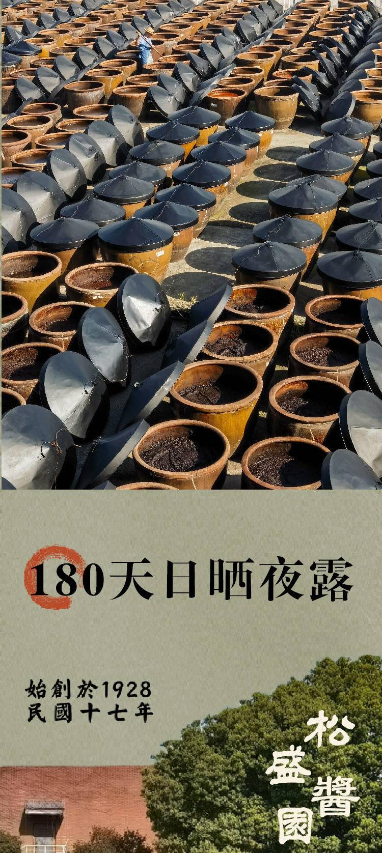 【集采】松盛园 秋油酱油传统缸晒0添加非生抽老抽烧菜生蘸凉拌500ml*12瓶/箱
