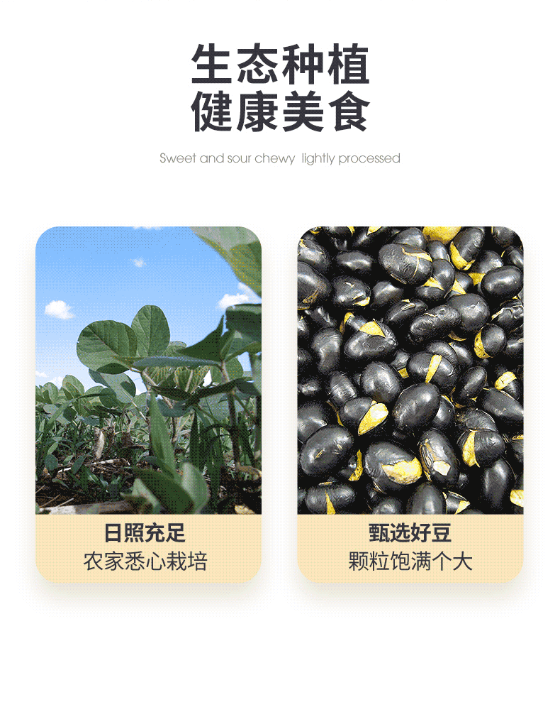 坚果好货 休闲零食 黑豆100g 250g 500g