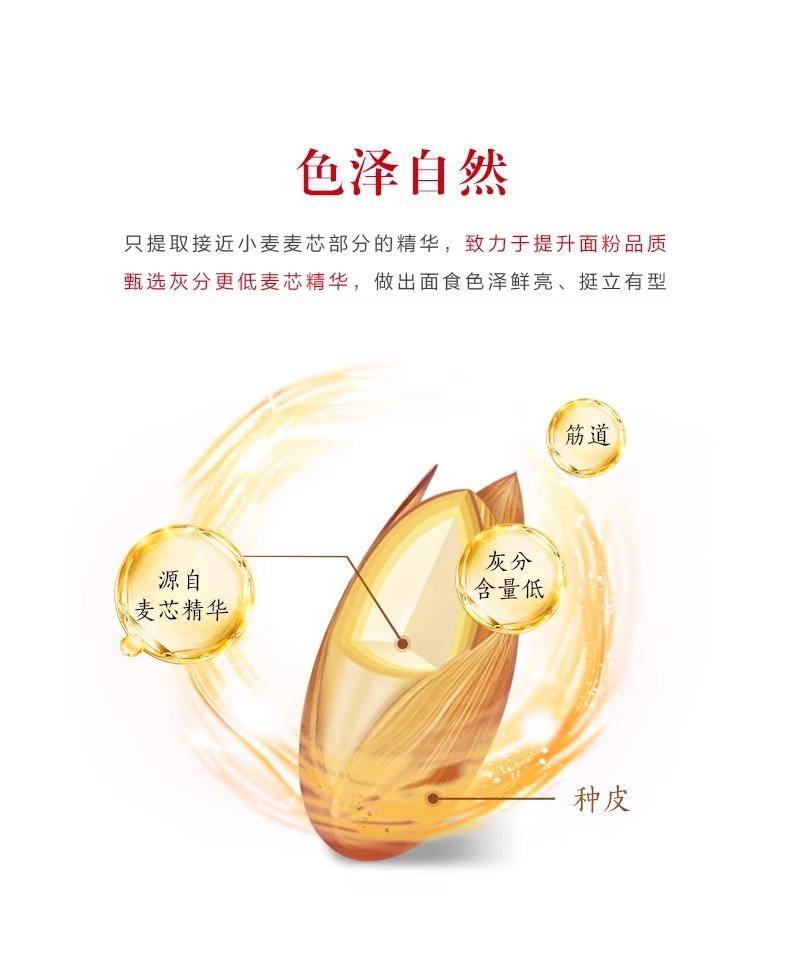 金龙鱼多用途麦芯小麦粉5KG（无纺布保包装）