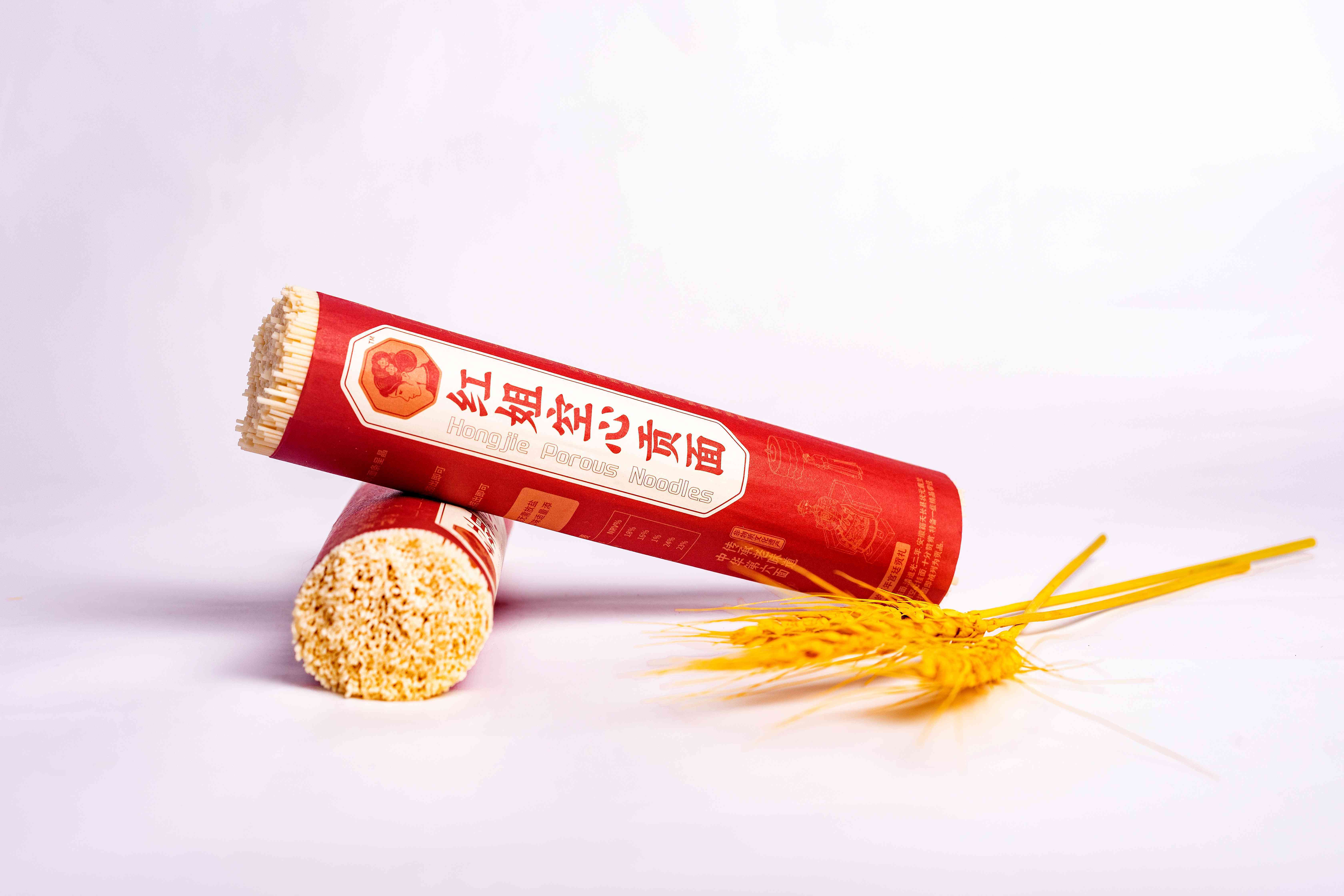 红姐空心贡面 文武兼备筒面 500g