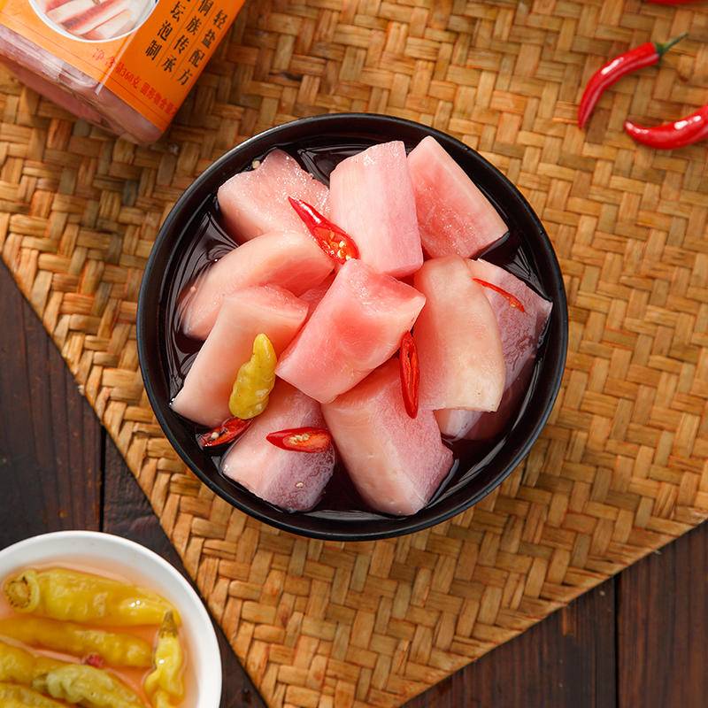 小睢湘缘湘西特色新鲜美味酸萝卜500g/袋