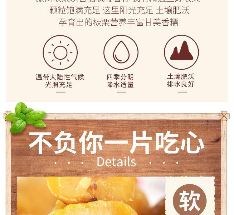 同泽 开袋即食板栗仁休闲小零食 20g*20袋
