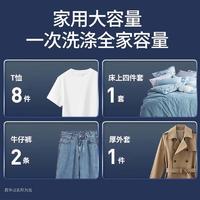 志高全自动洗衣机家用大容量 一键洗脱智能遥控 蓝光洗护大容量波轮洗脱一体机15KG强力风干蓝光抑菌全国联保