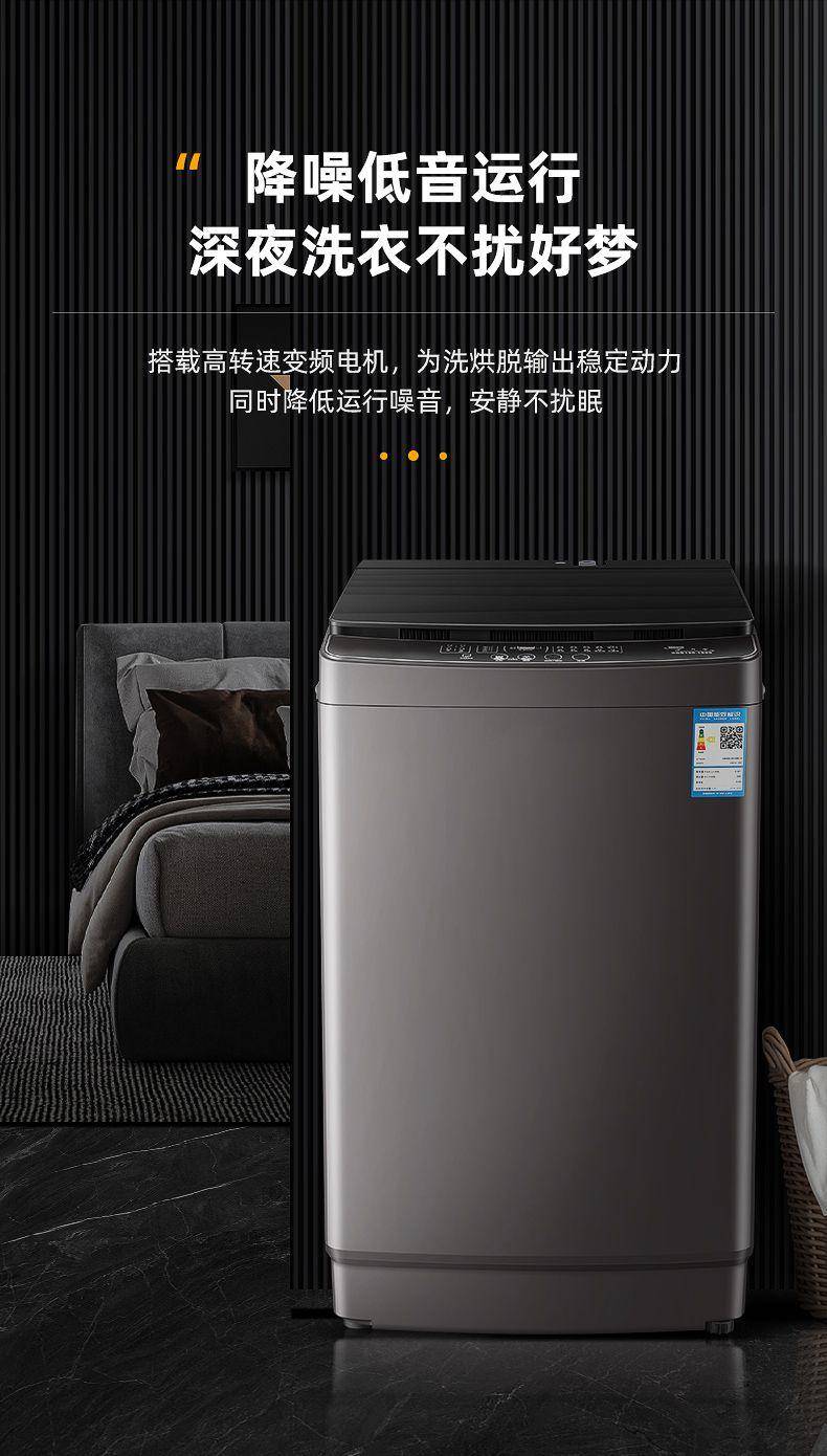 志高全自动洗衣机家用大容量 一键洗脱智能遥控 蓝光洗护大容量波轮洗脱一体机15KG强力风干蓝光抑菌全国联保