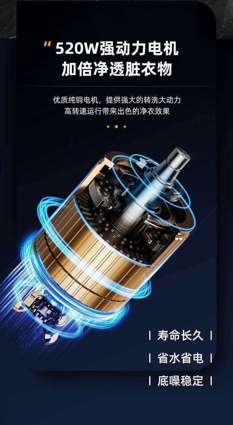 志高全自动洗衣机家用大容量 一键洗脱智能遥控 蓝光洗护大容量波轮洗脱一体机15KG强力风干蓝光抑菌全国联保