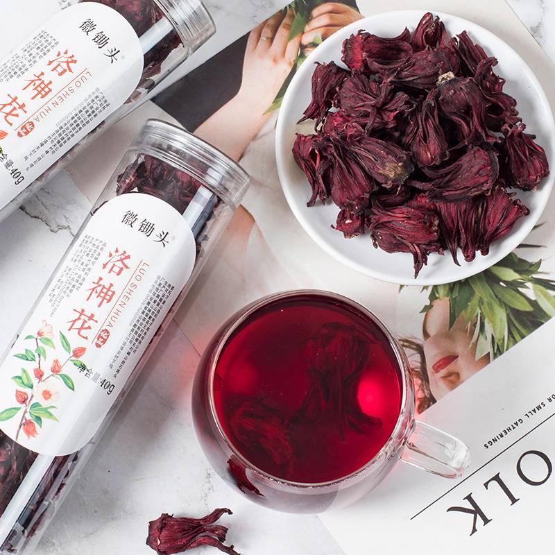同泽 洛神花茶酸甜可口满满花青素女人茶 40g*1罐