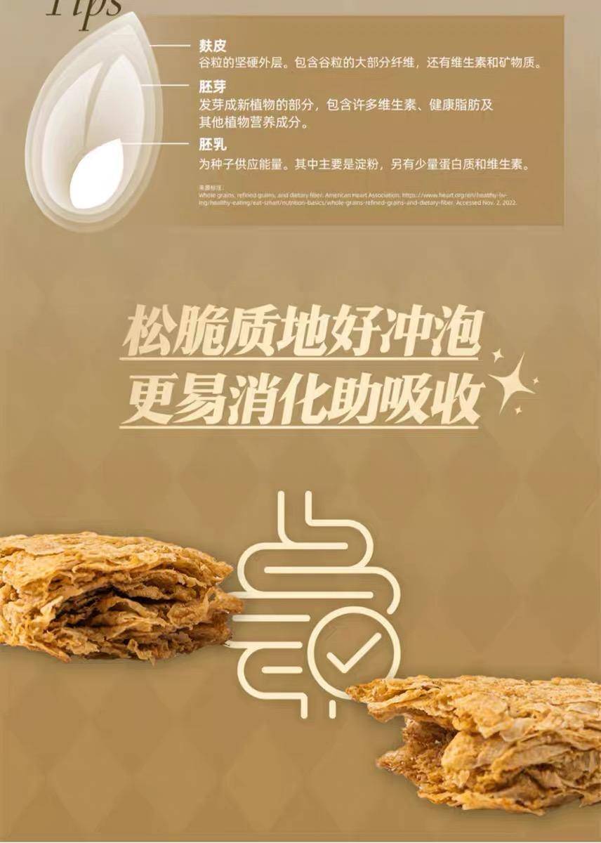 同泽 澳洲麦片无添加糖低脂即食代餐 1.12kg*1盒