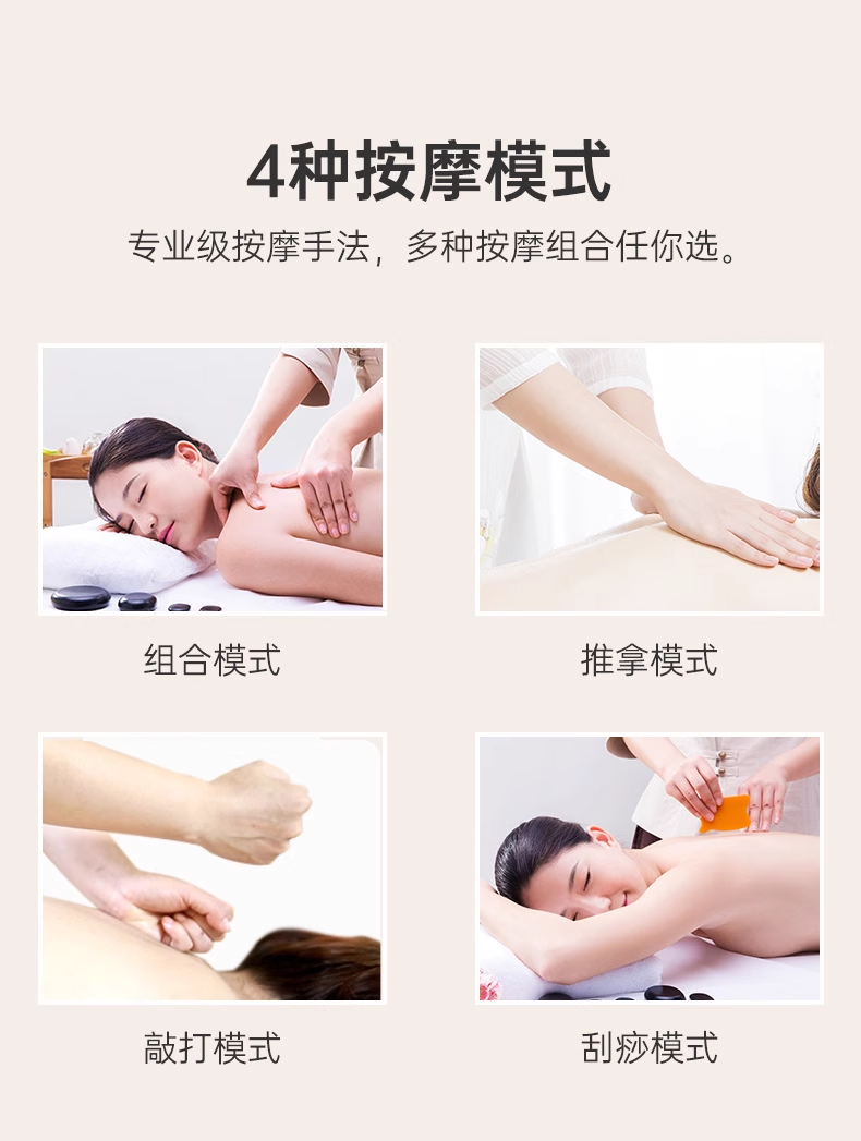 皇泰新款吊坠按摩仪USB充电脉冲EMS加热脖子肩颈部护颈仪颈椎按摩器