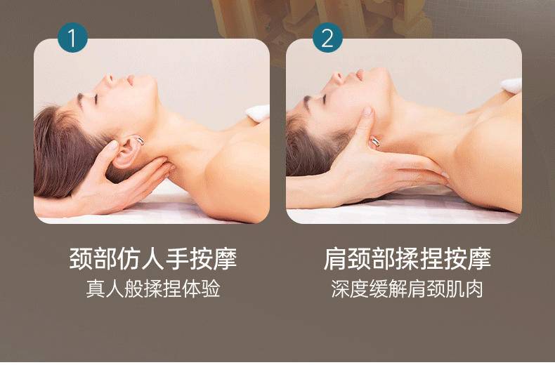 皇泰按摩仪器靠垫全身颈椎多功能家用腰部背部自动揉捏按摩器