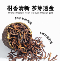 新会小青柑普洱茶生晒小青桔陈皮茶250g