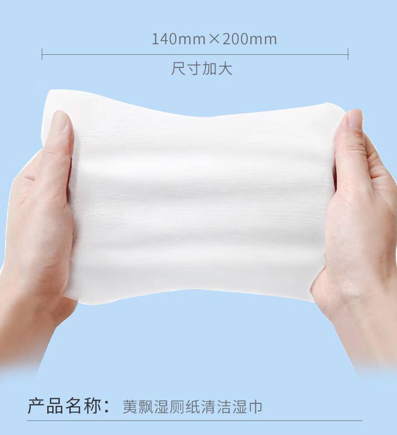 荑飘湿厕纸可冲马桶家庭装厕所卫生湿巾厕纸2包/4包/6包
