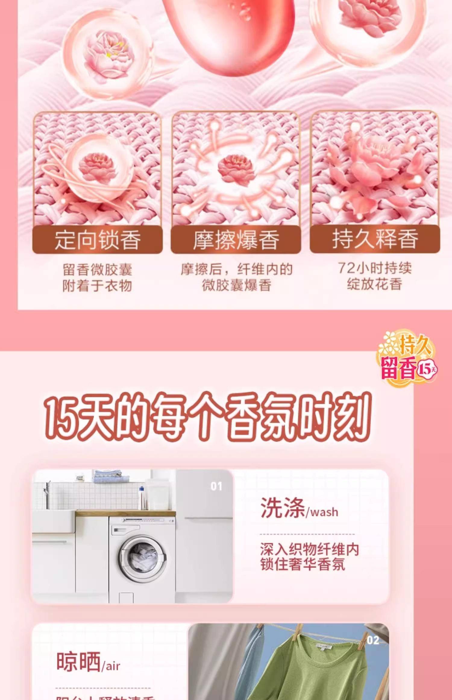 亮晶晶1.5kg香水香氛洗衣液(COCO) 袋装