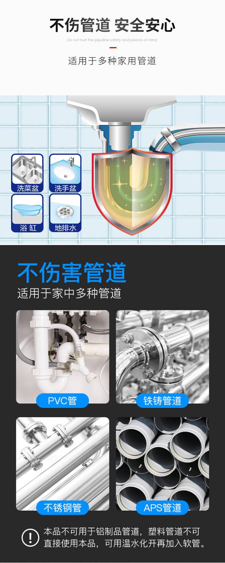 亮晶晶100g*3袋管道通（彩盒）