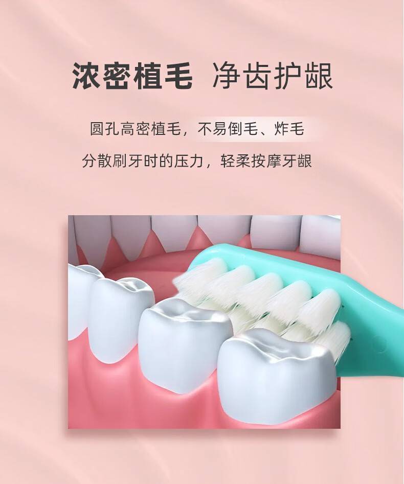 优客印象超柔洁净磨尖毛牙刷3003