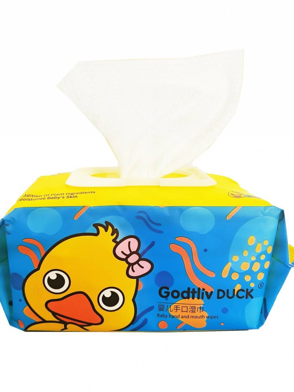 Godt1iv duck 小黄鸭80片婴儿湿巾