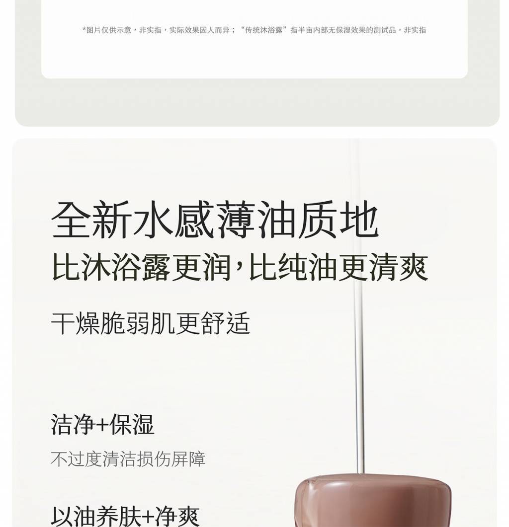 半亩花田400g精油香氛水感沐浴油