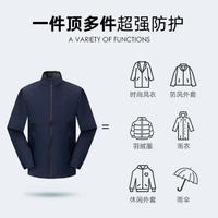 猎燕防静电冲锋衣防风单层登山服旅游服 情侣外套黄色Y88