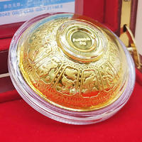【珍藏】金饭碗999足金入职周年宝宝周岁礼品