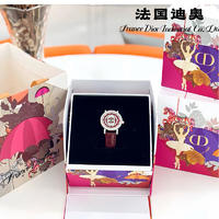 迪奥 CD镶嵌宝石时来运转手表
