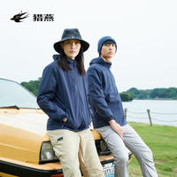 猎燕K11加绒冲锋衣藏青LYCFY027