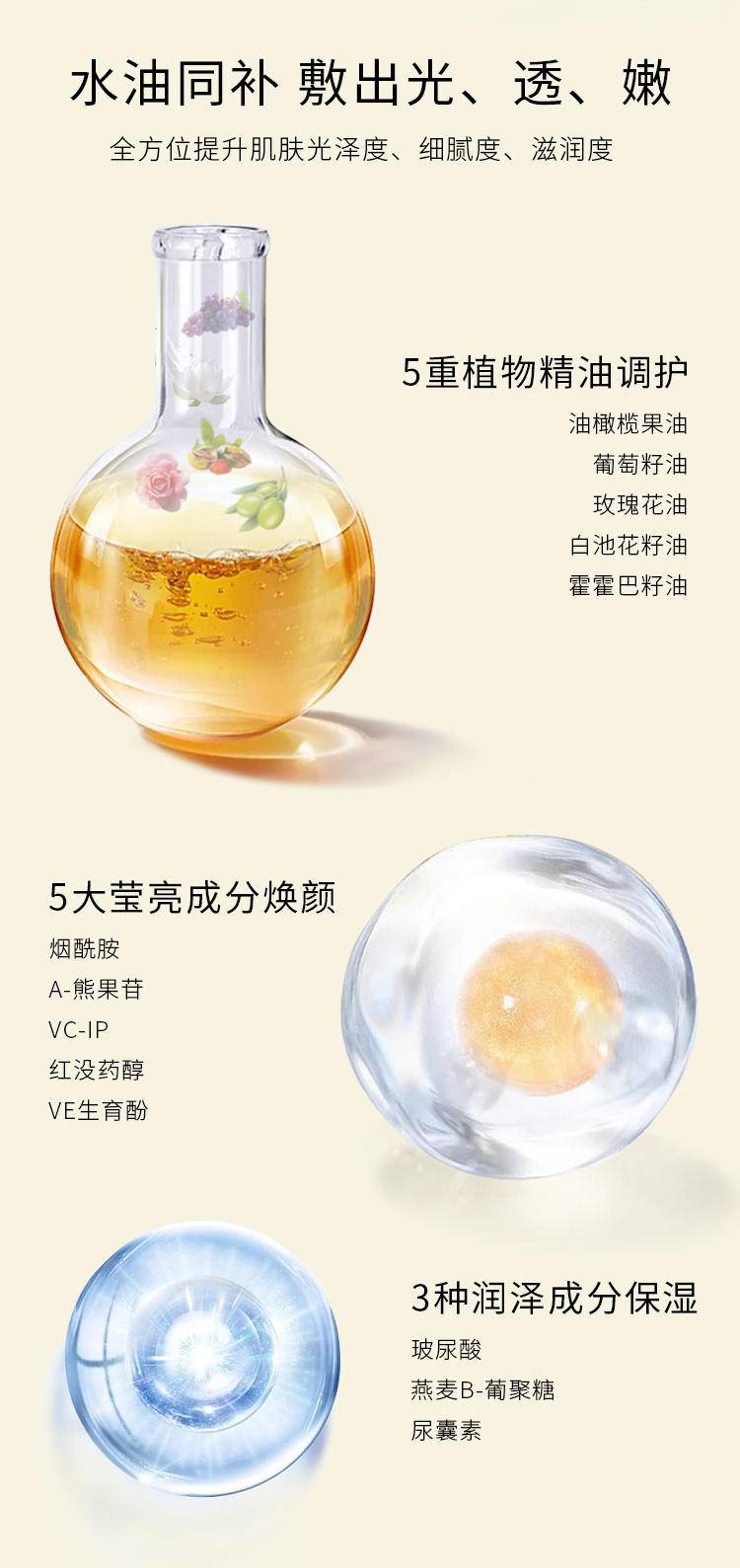 【LX】ELANQ油橄榄臻萃莹润水油面膜